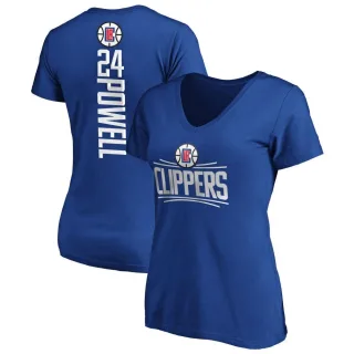 Women's Los Angeles Clippers Norman Powell Royal Backer T-Shirt